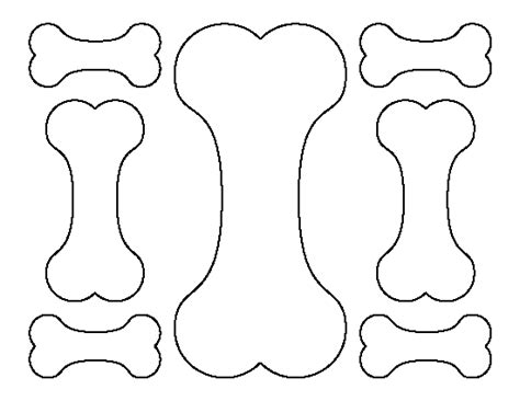 Dog Bone Pattern Printable
